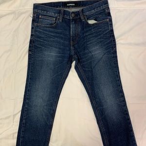 Men’s Express jeans slim 31 x 30, dark wash